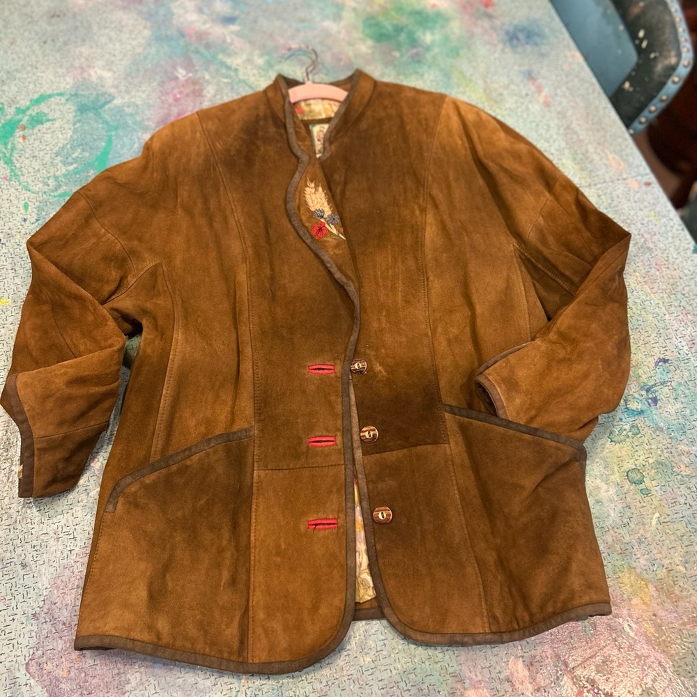SOLD Vintage Suede Jacket